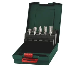 ZESTAW FREZÓW Z WĘGLIKÓW SPIEKANYCH 5szt., TRZPIEŃ 6mm