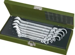 Zestaw kluczy płasko-oczkowych 8 -19 mm PROXXON MicroSpeeder - z przegubem [7 części w walizce]