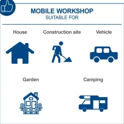 Zestaw kluczy Scheppach TB170 w walizce - 135 elementów