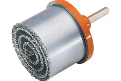 Zestaw otwornic 33, 53, 73, 83 mm Wolfcraft - z nasypem z węglików spiekanych