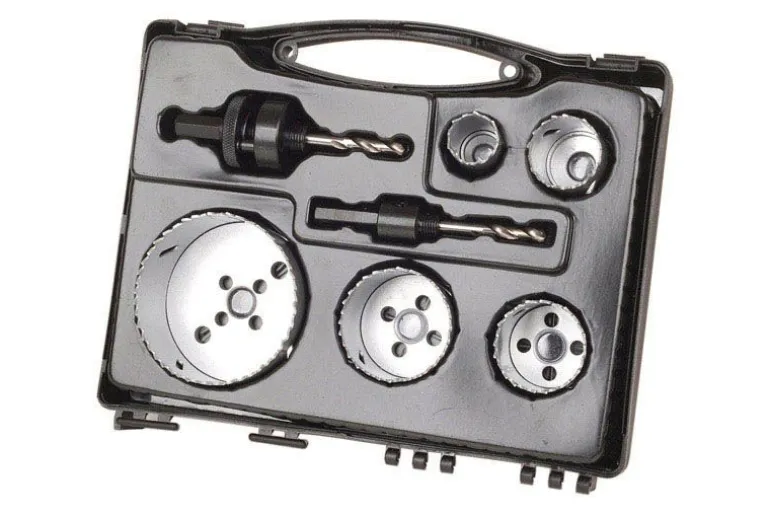 Zestaw otwornic BiM 25 - 83 mm Wolfcraft - do inastalacji sanitarnych