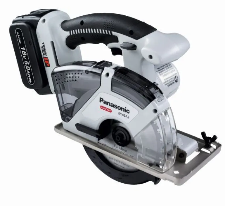 Zestaw PANASONIC Pilarka tarczowa 18V z 2 x 18V 5.0Ah Li-ion + ładowarka, z Systainer (14.4V współpracująca)