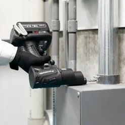 Zestaw Panasonic:  wkrętarka EY1DD2, zakrętarka udarowa EY1PD1, 2x Akumulator 18V/5,0 Ah, ładowarkasysteiner, 3 końcówki robocze