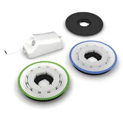 Zestaw polerski i do sprzątania do MENZER ESM 406 - zbiornik, szczotka twarda, miękka, talerz do padów - kart. 4 i 5