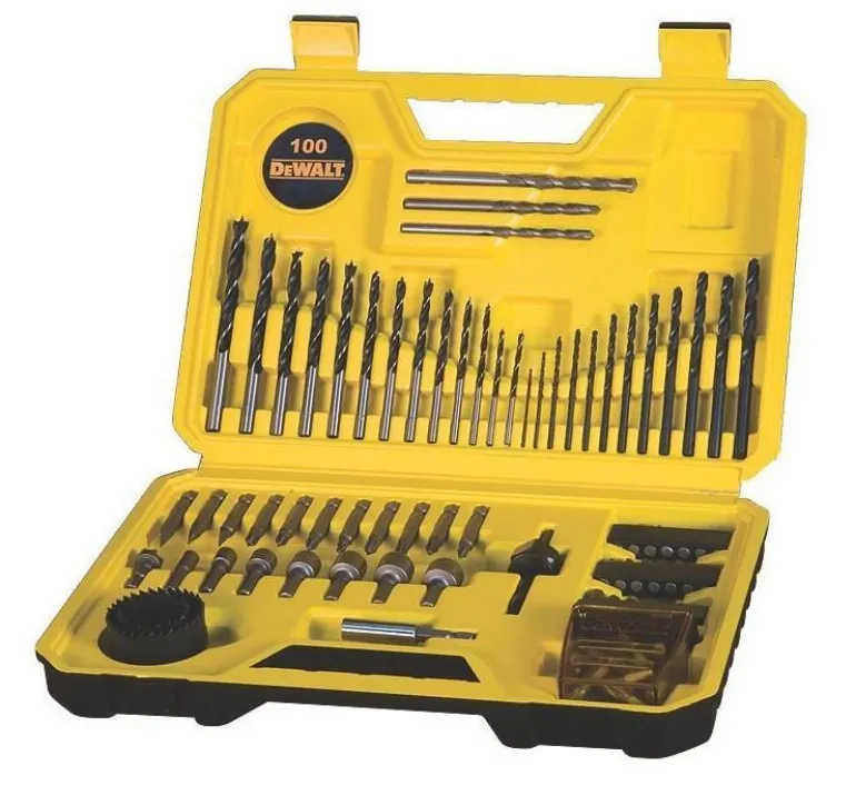ZESTAW WIERTEŁ I BITÓW 100cz.