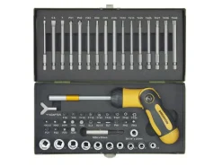 Zestaw wkrętak z grzechotką Proxxon [54 cz.]