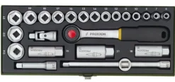 Zestaw z grzechotką 3/8 cala i nasadkami PROXXON [24 części]