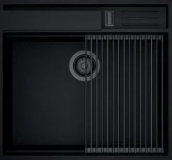 ZLEWOZMYWAK GLOBALO SILVANO 60.1 BLACK/BL MAT